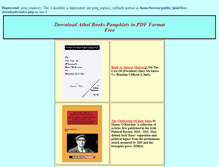 Tablet Screenshot of free-downloads.atholbooks.org
